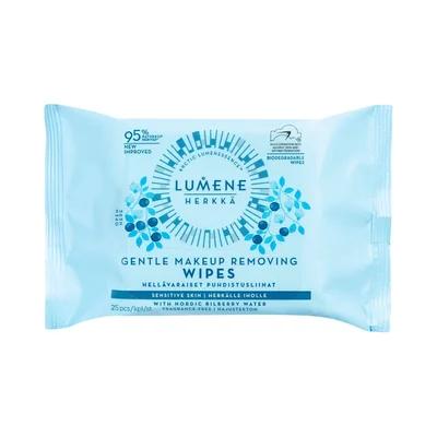Lumene HERKKÄ Gentle Makeup Removing Wipes 25 st — rengöringsservett bäst i test 2026